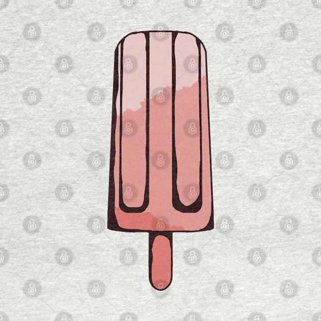 Pink Ombre Popsicle Digital clipart by toffany's